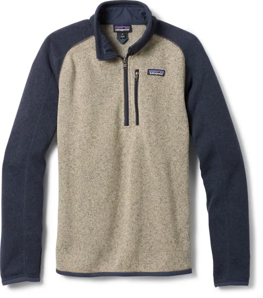 Флисовый пуловер Better Sweater с молнией в четверть — мужской Patagonia, хаки