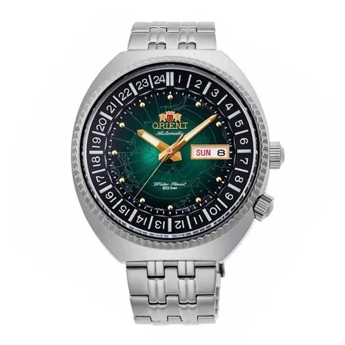Наручные часы ORIENT RA-AA0E02E19B, серебряный, зеленый