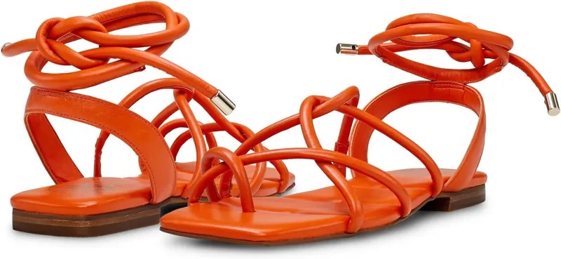 Сандалии на плоской подошве Alminda Vince Camuto, цвет Sunset Orange