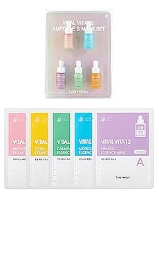 Комплект the vital vita 12 ampoule and mask set - TONYMOLY