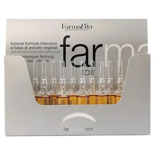 FarmaVita NOIR Лосьон против выпадения мужской в ампулах 12 х 8 мл
