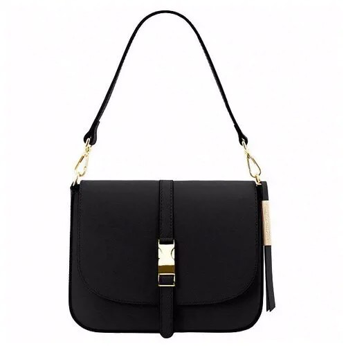 Женская кожаная сумка на плечо Tuscany Leather Nausica TL141598 черный