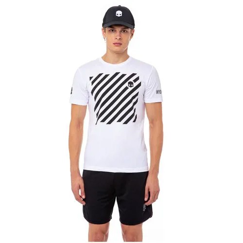 HYDROGEN Мужская теннисная футболка HYDROGEN TECH OPTICAL 2020 (T00222-077)/L