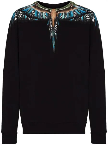 Marcelo Burlon County of Milan толстовка Grizzly Wings с круглым вырезом