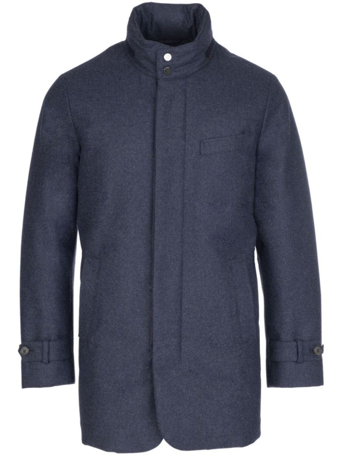 Пальто из вирджинской шерсти Norwegian Wool, синий