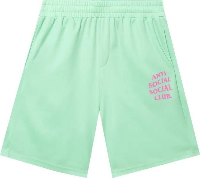 Шорты Anti Social Social Club Never Made The Team Mesh Shorts 'Mint', зеленый