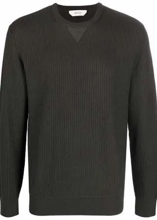 Z Zegna джемпер в рубчик с круглым вырезом