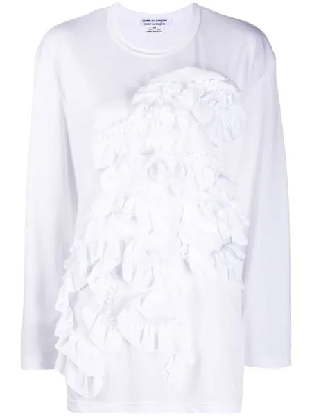 Comme Des Garçons Comme Des Garçons рубашка с длинными рукавами и оборками