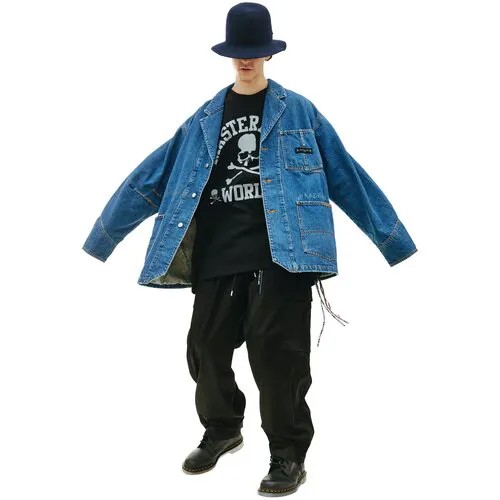 Mastermind WORLD Джинсовый пиджак с карманами L