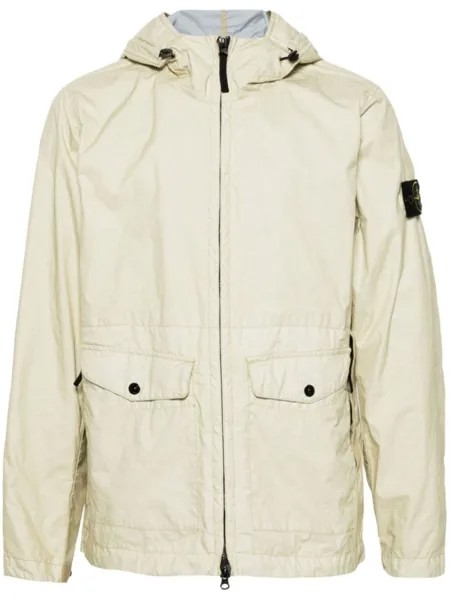 Stone Island куртка с нашивкой Compass, нейтральный цвет