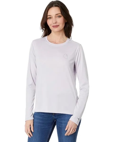 Футболка Carhartt Force Sun Defender Lightweight Long Sleeve Graphic, цвет Lilac Haze