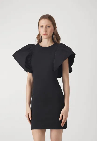 Платье из джерси KARL LAGERFELD, черный