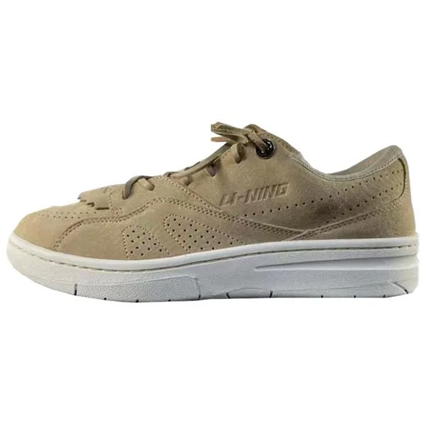Кроссовки LINING Skateboarding Shoes Women's Low-top Light Brown, коричневый