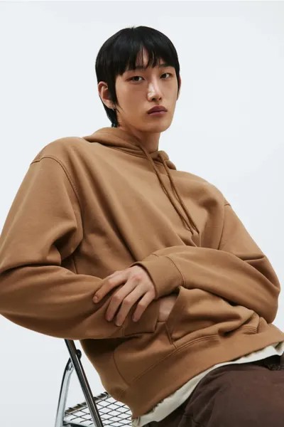 Толстовка свободного кроя H&M, коричневый