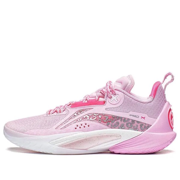 Кроссовки Li-Ning Speed 10 OSO Low 'Pale Pink White', розовый