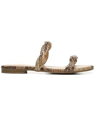 CIRCUS BY SAM EDELMAN Женские коричневые сандалии Cybil Slip On со змеиным принтом 6,5 M