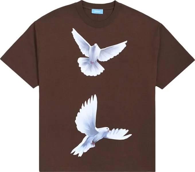 Футболка 3.PARADIS Freedom Birds T-Shirt 'Brown', коричневый