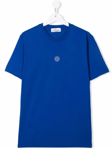 Stone Island Junior футболка с графичным принтом