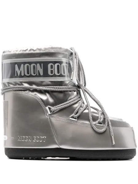 Moon Boot сапоги Icon Low, серебристый