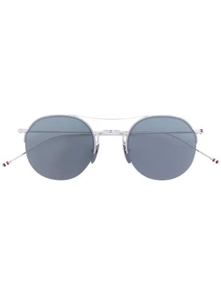 Thom Browne Eyewear круглые солнцезащитные очки