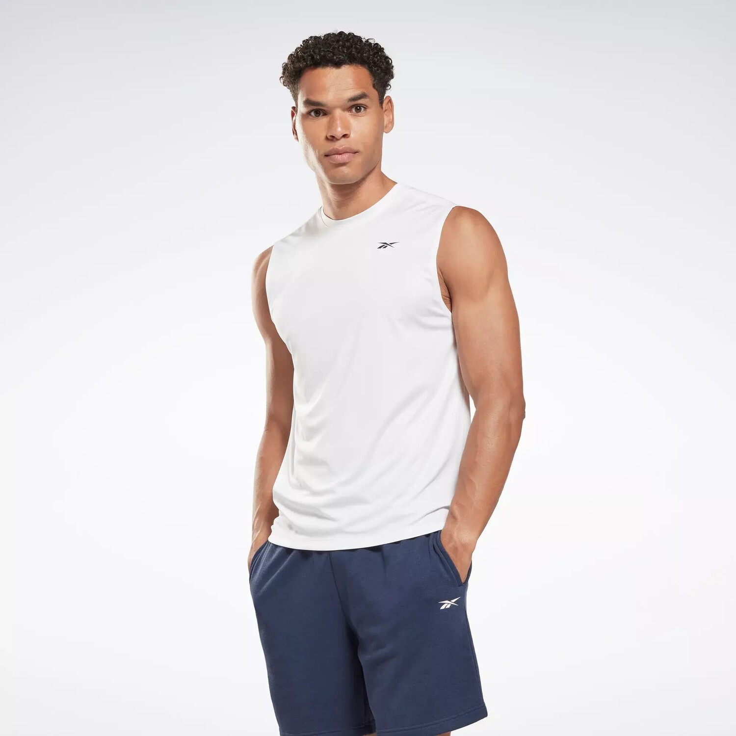 Футболка без рукавов Training Tech Reebok, белый