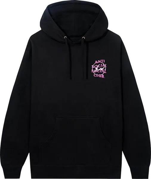 Худи Anti Social Social Club x Fragment Precious Petals Hoodie 'Black/Pink', черный