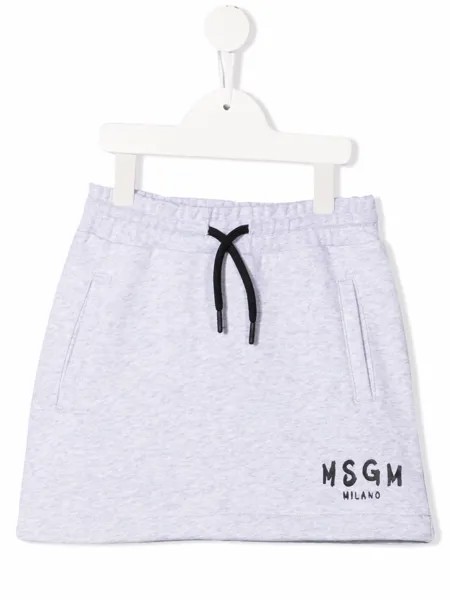 MSGM Kids юбка с логотипом