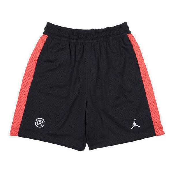 Шорты x Clot сетчатые шорты мужские шорты красные Air Jordan, черный