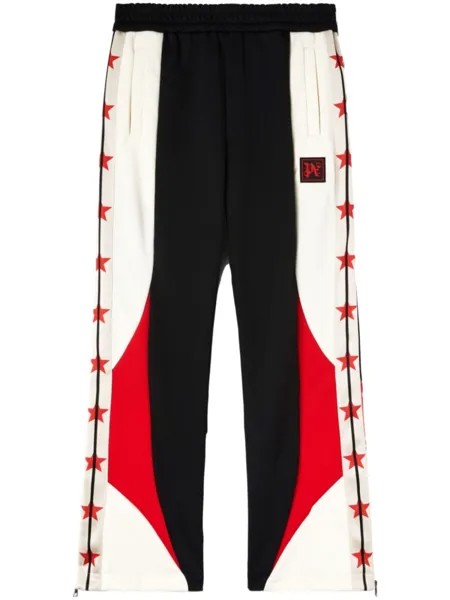 Palm Angels спортивные брюки Paxhaas с контрастной вставкой, черный