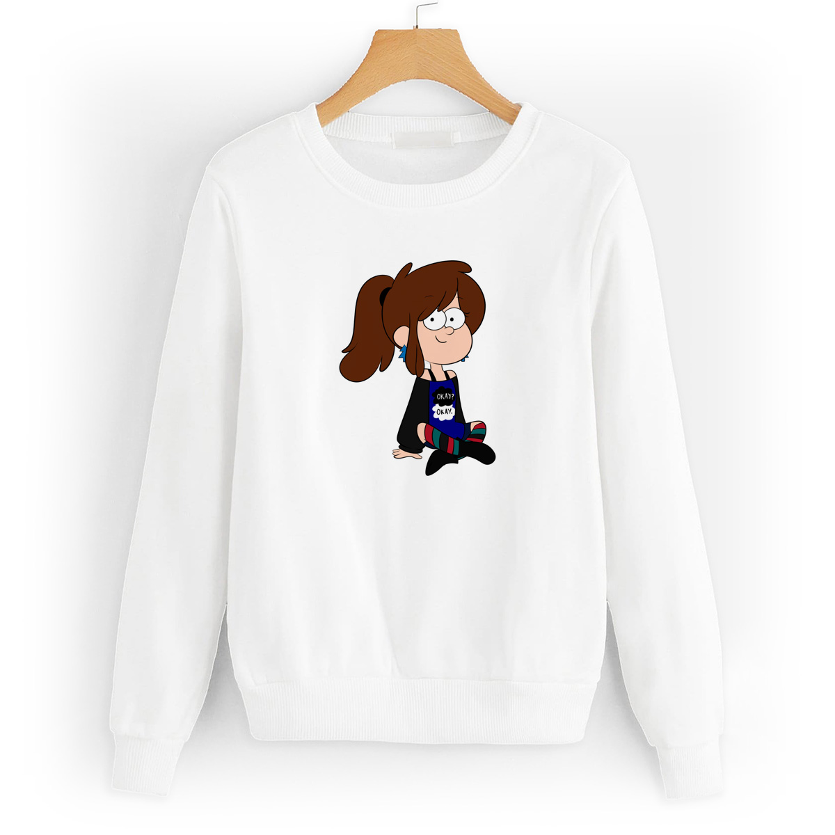 Свитшот белый CoolPodarok  Гравити Фолз Gravity falls