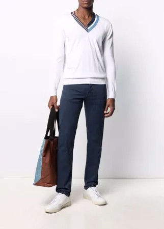 Kiton узкие джинсы средней посадки