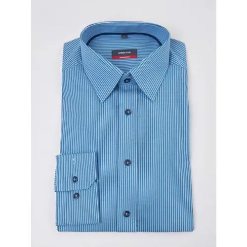 Рубашка Eterna, размер 46, голубой