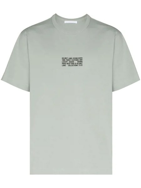 Helmut Lang футболка Distort с логотипом