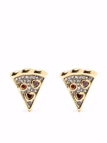 Kate Spade серьги-подвески Pizza My Heart