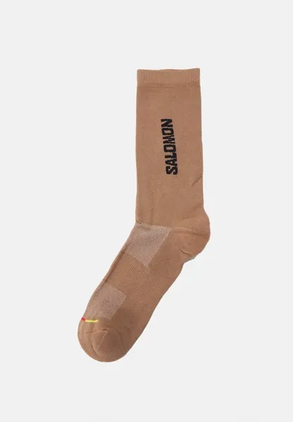 Носки Crew Unisex Salomon, бежевый