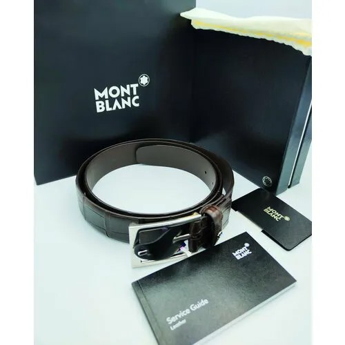 Ремень Montblanc, размер 120, коричневый