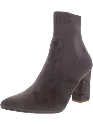 STEVE MADDEN Женские серые ботильоны-носки Remy Block Heel Slip On Boots 7 M