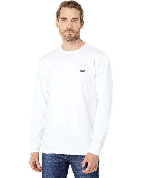 Футболка Vans Off The Wall Classic Custom Long Sleeve, белый