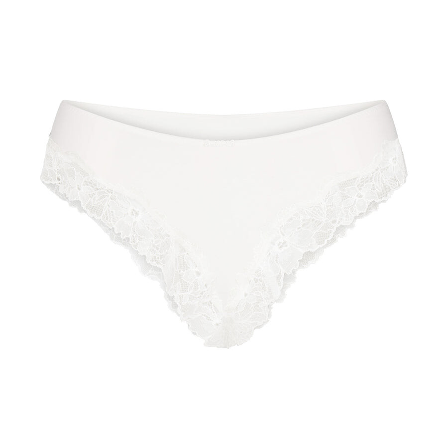 Бикини SKIMS Cotton Lace, цвет Marble