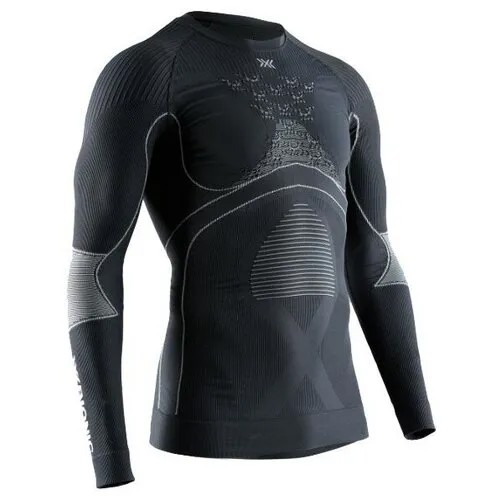 Термобелье лонгслив X-bionic Energy Accumulator 4.0 Shirt Round Neck LG SL Men, влагоотводящий материал, размер L, серый