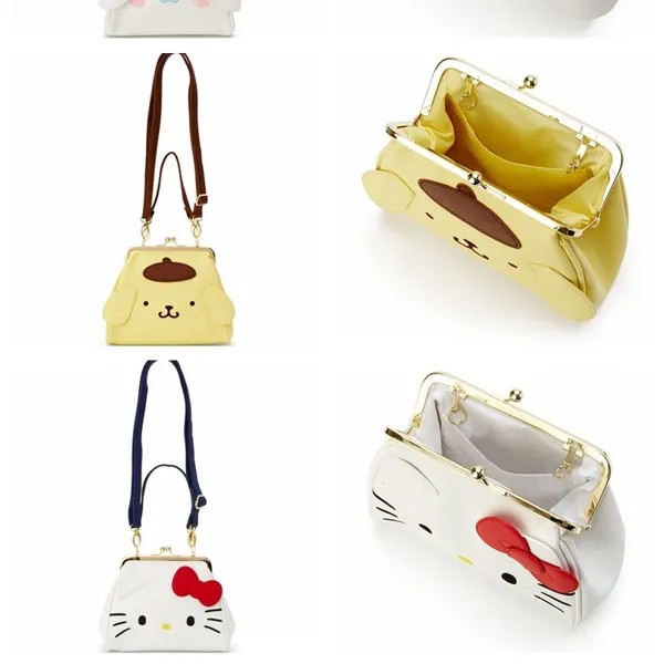Kawaii Hello Kitty Sanrio My Melody Cinnamoroll Наплечные сумки японская и Корейская женская сумка клатч аксессуары подарок для девочек