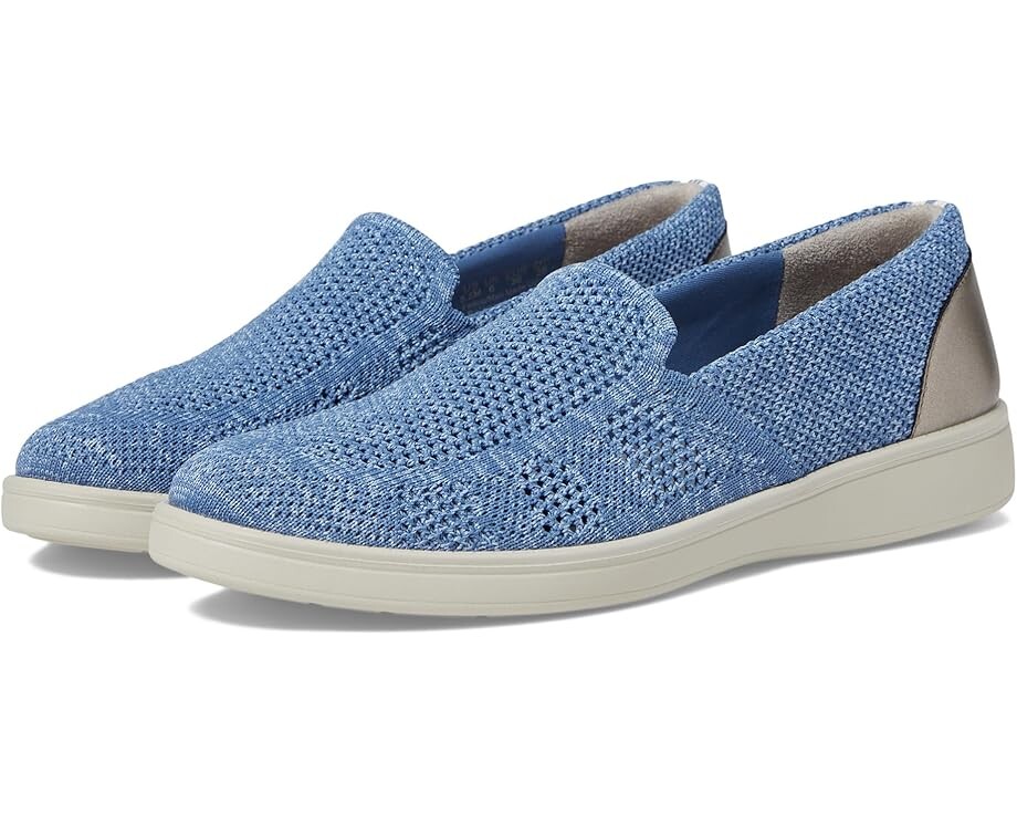 Кроссовки Bzees Athena Knit Slip-Ons, цвет Blue Fabric