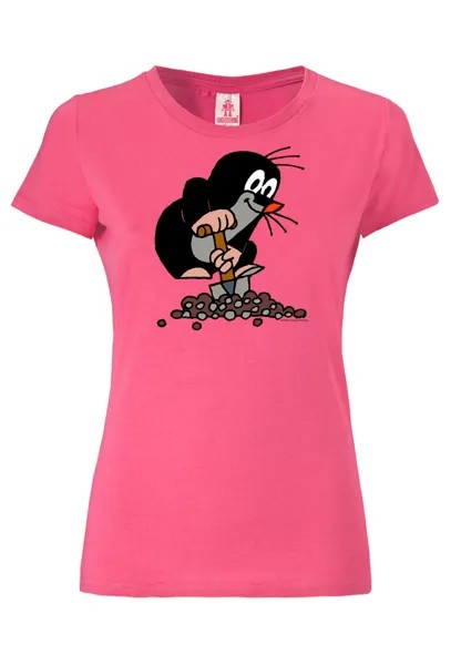 Футболка Logoshirt Der kleine Maulwurf, розовый