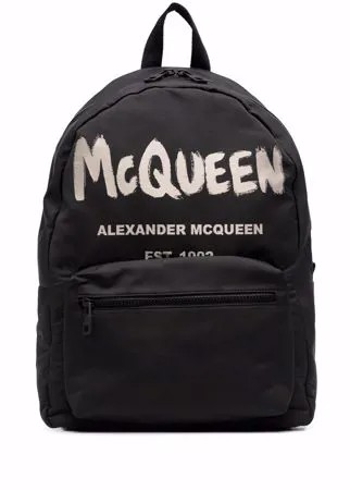 Alexander McQueen рюкзак с принтом Metropolitan