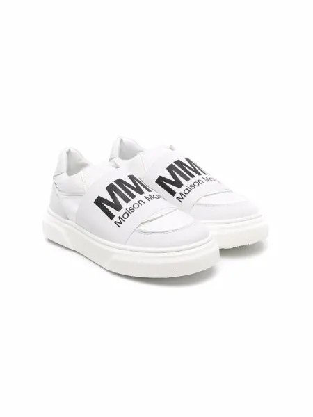 MM6 Maison Margiela Kids слипоны с логотипом