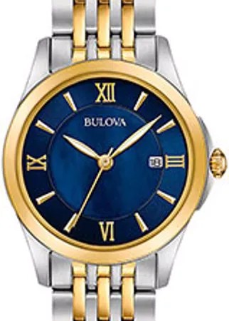 Японские наручные  женские часы Bulova 98M124. Коллекция Classic