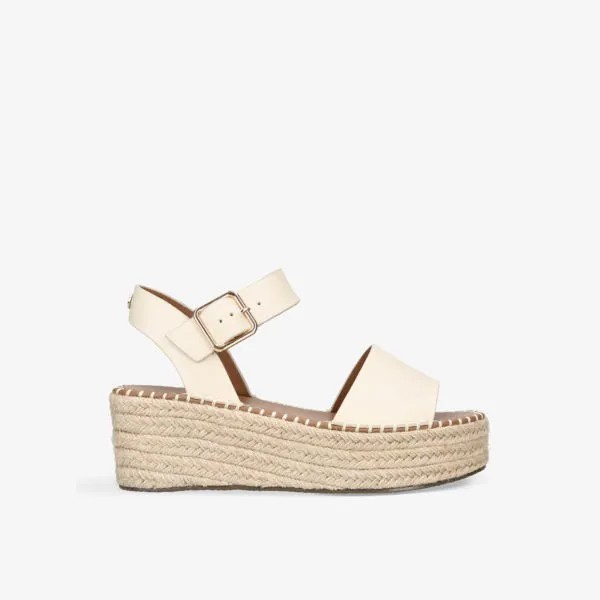 Эспадрильи Pia на плетеной танкетке Kg Kurt Geiger, цвет bone