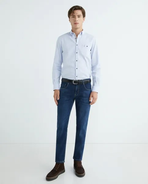 Узкие мужские джинсовые брюки Florentino, индиго