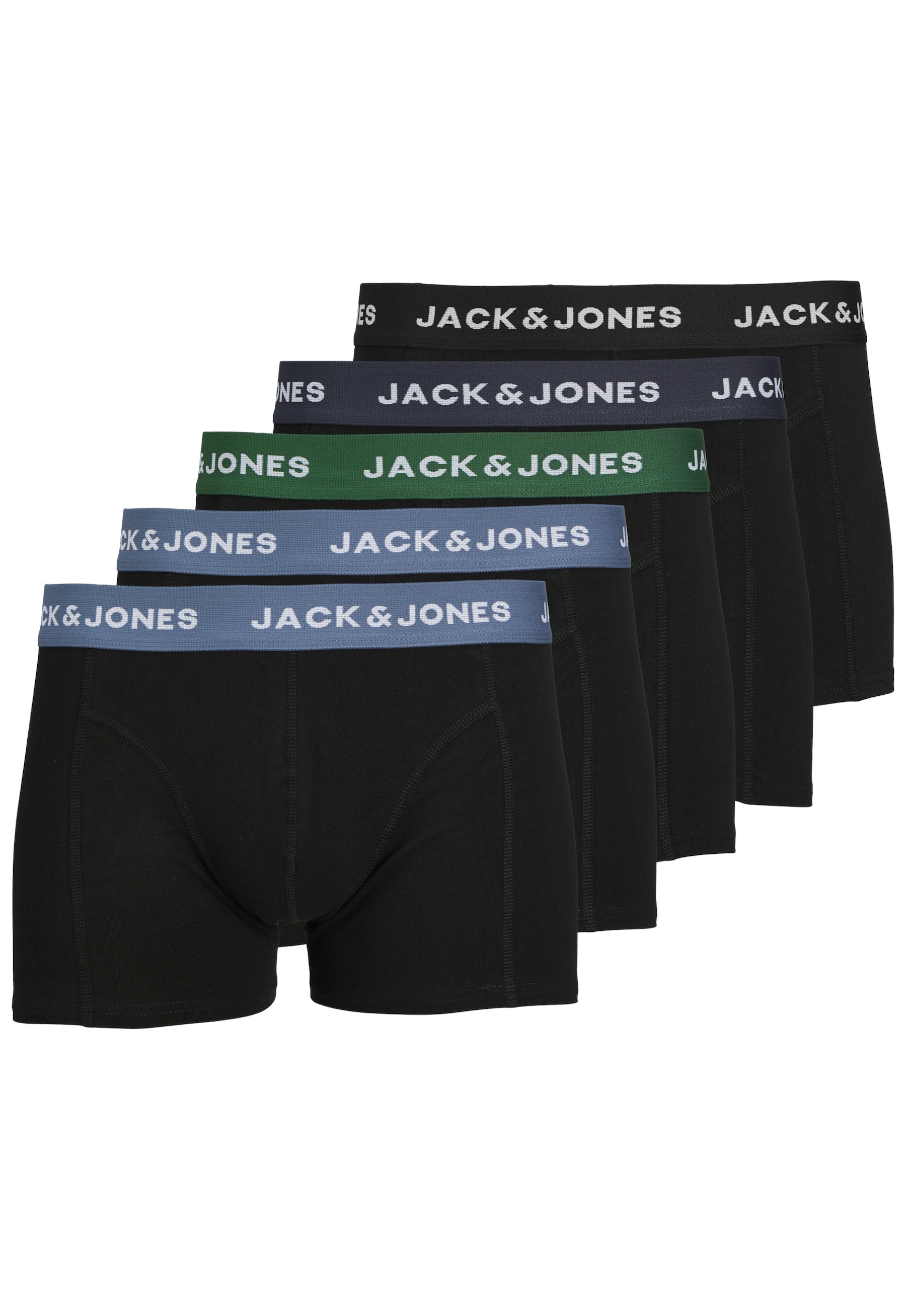 Боксеры Jack & Jones Trunks 5 шт, черный