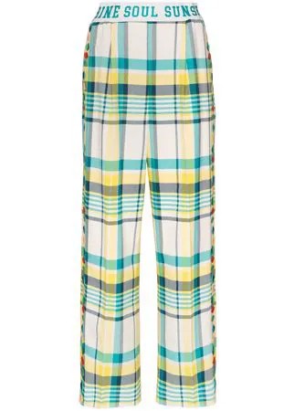 Mira Mikati брюки Sunshine Soul в клетку